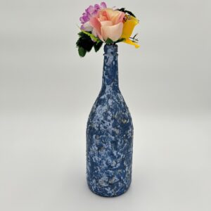 Gorgeous Ocean Blue Fancy Flower Vase