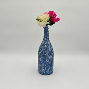 Hand painted ocean blue wave with wave pattern for artistic decorating