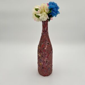 Cherry Ruby Decorative Lily Vase