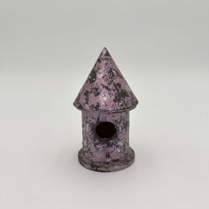 Hand painted pretty purple birdhouse gift
