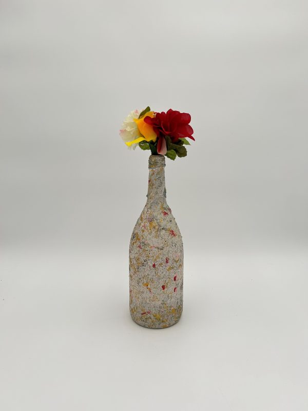 Sandy Cream Large Decorative Vase