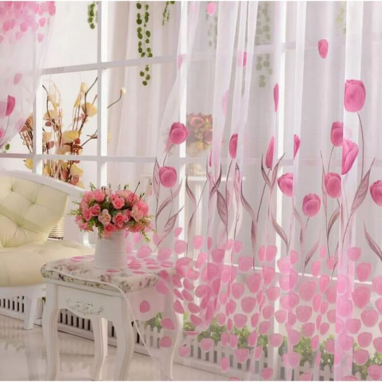 pretty-pink-thin-curtains