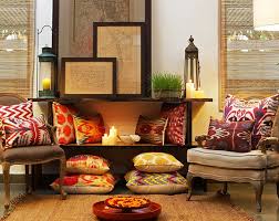 fall living room with creative gifts for art lovers