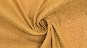 Brown suede fabric