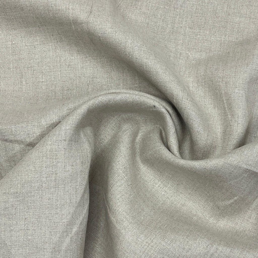 Gray linen fabric