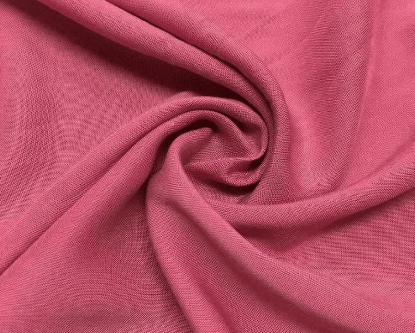 Pink rayon fabric