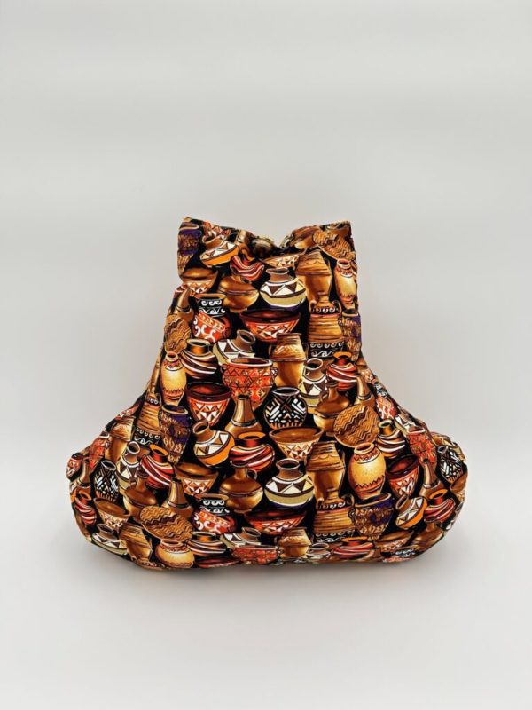 Unique pot of gold throw pillow handmade into shape of antique pot