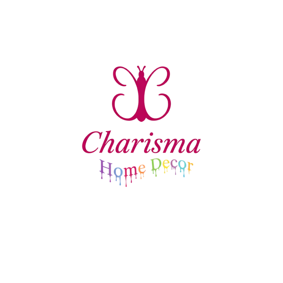 Charisma Home Decor Logo, colorful and whimsical